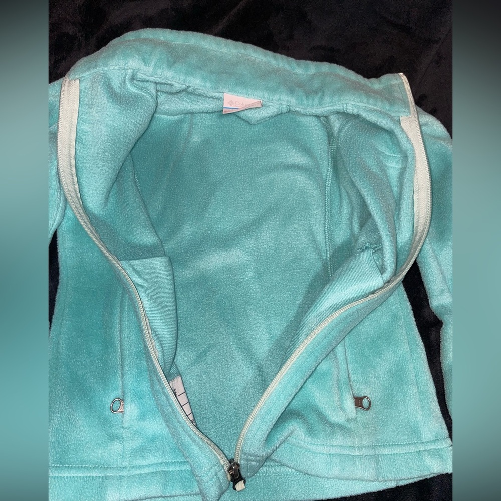 Columbia Teal Fleece Jacket - Picture 3 of 6